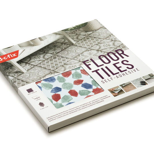 selbstklebende Bodenfliesen Spanish Leaves (11er Set) image number null